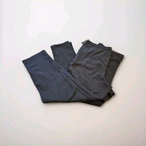 Britches Sweatpants Mens 2X Black Lot of 2 Fleece Inside Drawstrings Athleisure